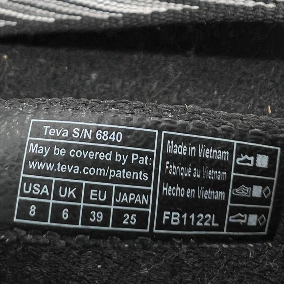 Teva Olowahu Strappy Sandals Flip Flops Quick Dry Beach Pool Comfy Women Size 8 - Picture 6 of 6